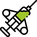 <h3>Biopsy</h3>
The removal of a small amount of tissue for examination under a microscope.