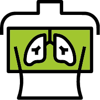 <h3>Lung cancer screening:</h3>
<ul>
 	<li>Low Dose CT Scan. An approach to produce detailed images of the inside of the chest, from different angles, by using a small amount of radiation and computer technology10.</li>
</ul>
<h4>Recommendation for lung cancer screening for people who meet the following conditions<sup>6,11,12*</sup></h4>
<ul>
 	<li>Aged between 45 to 75 years, and</li>
 	<li>Have been smoking for 20 years or more</li>
 	<li>High risk non-smokers (with a strong family history of lung cancer) may benefit as well.</li>
</ul>